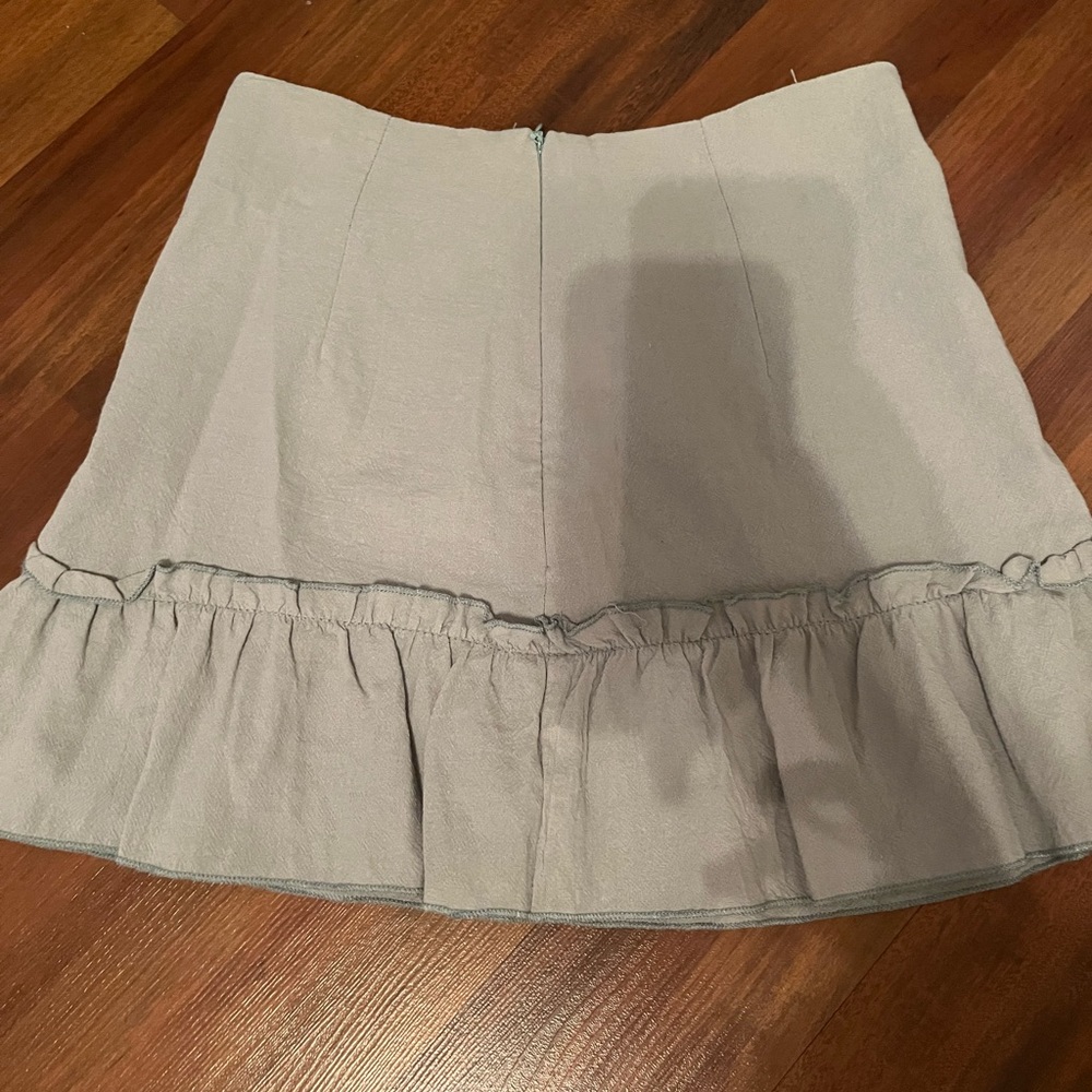 green skirt